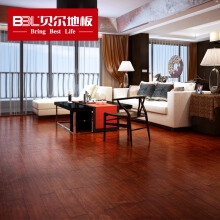 贝尔（BBL） 地板 厂家直销 实木 复合地板15mm 木地板 多层实木地板 穆赫兰大道 魅惑红